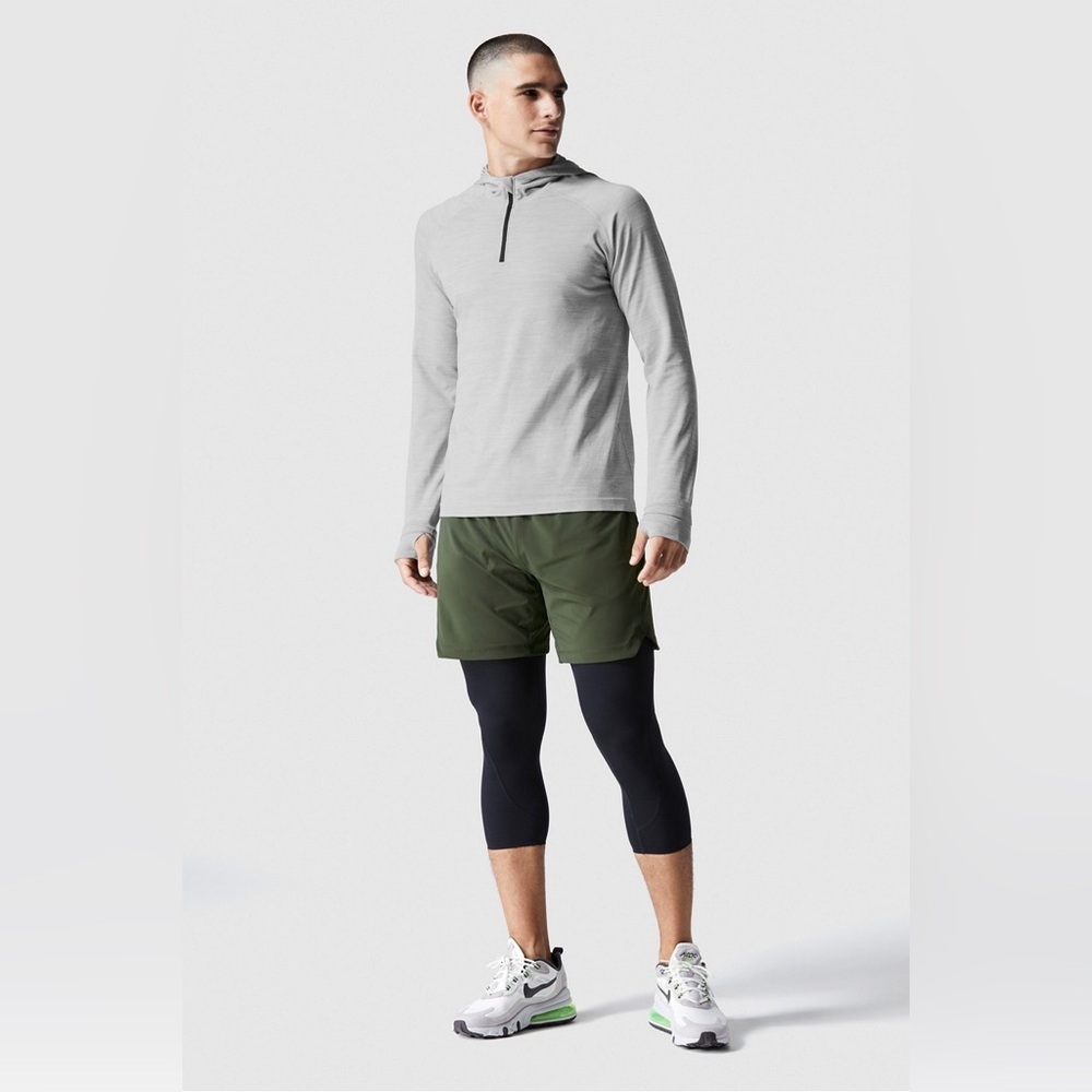 Fabletics Light Grey The Training Day Quarter Zip - image 4